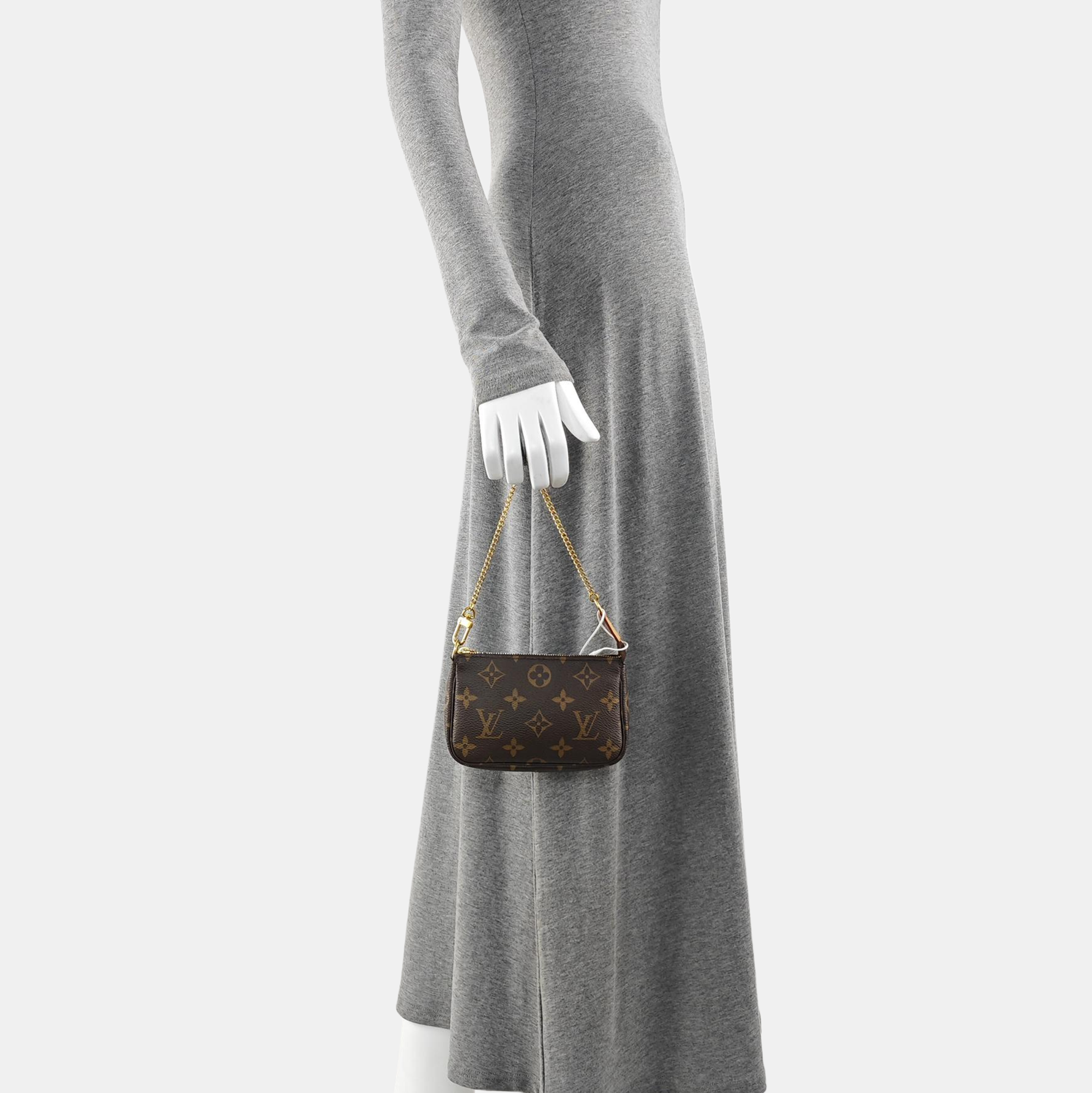 ACCESSOIRES Mini Monogram Coated Canvas Brown