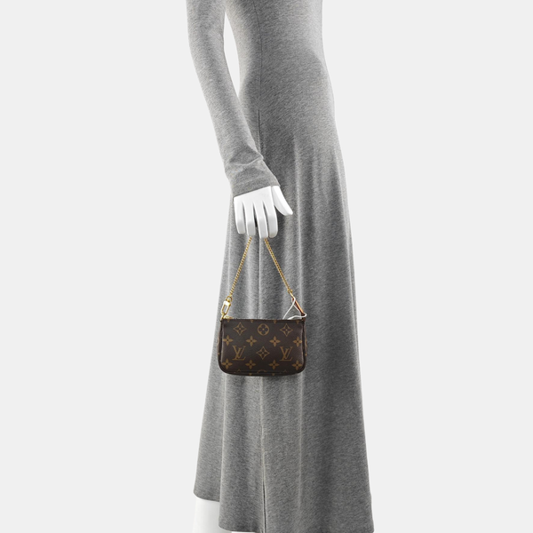 ACCESSOIRES Mini Monogram Coated Canvas Brown