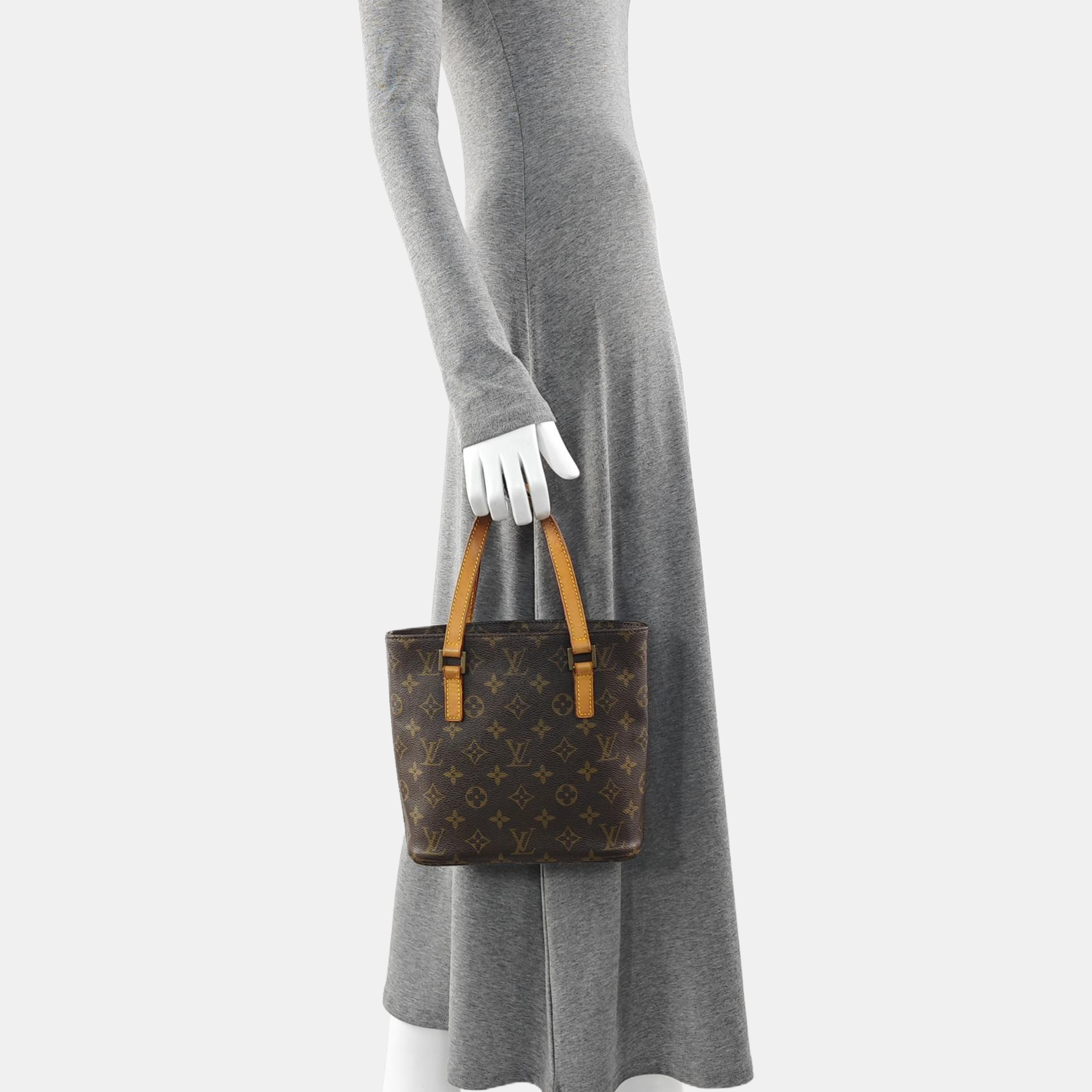 VINTAGE VAVIN PM Monogram Coated Canvas Brown