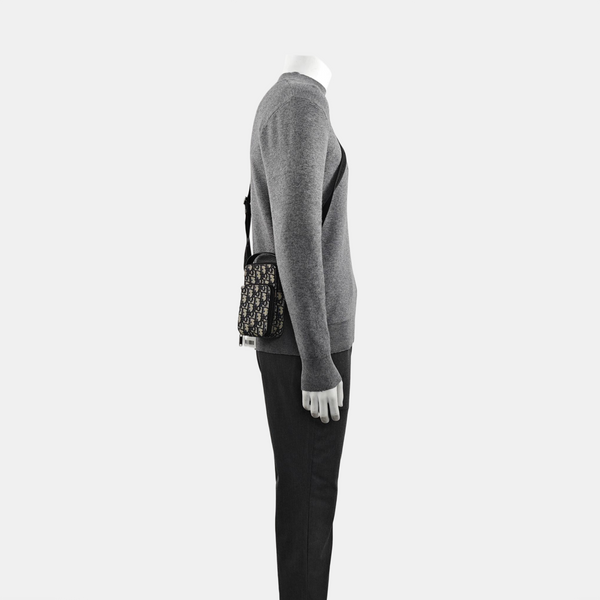 Fabric Shoulder Bag Super Mini Black