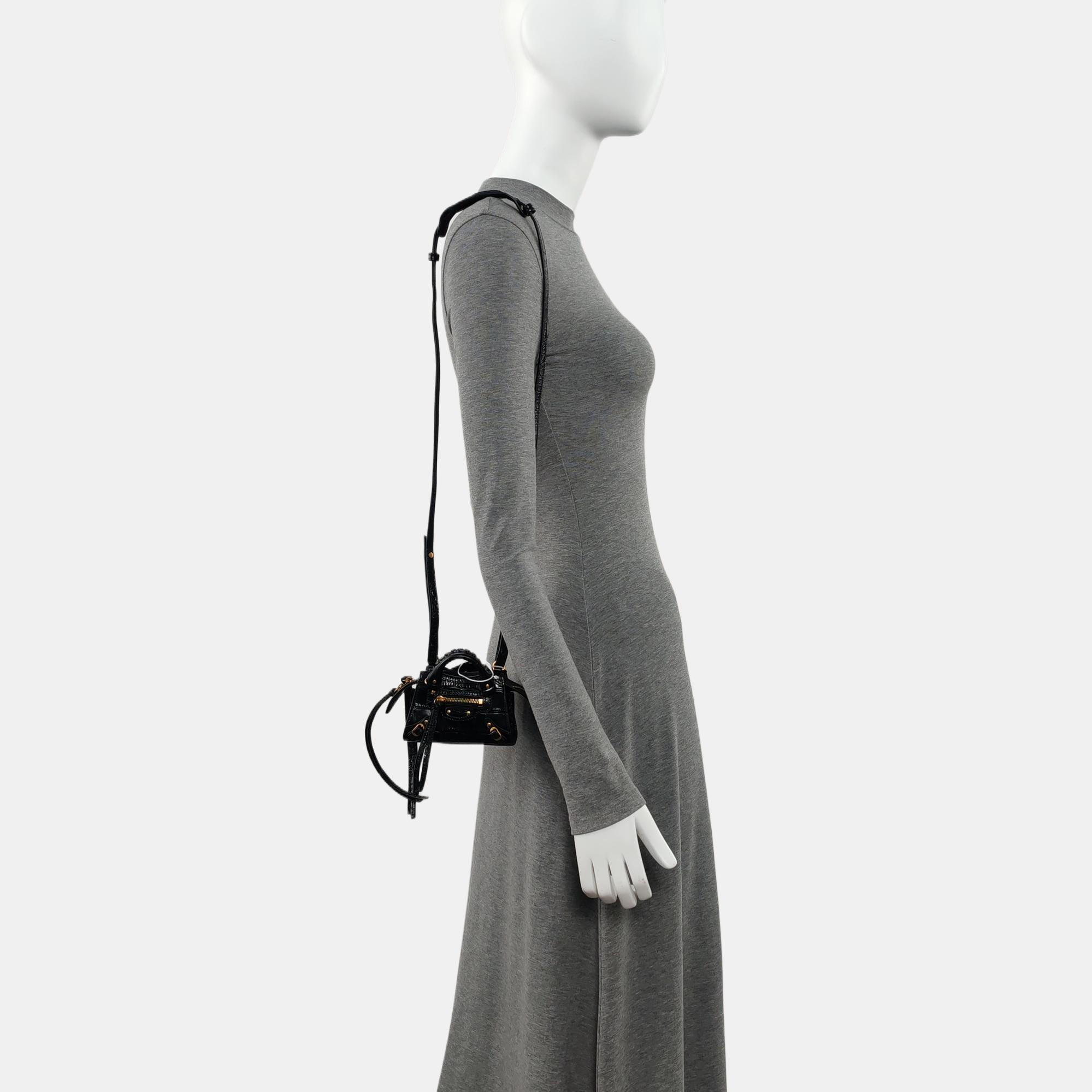 Authenticated pre-owned  Neo Classic Nano Calfskin Black - Shoulder Bag at Looply