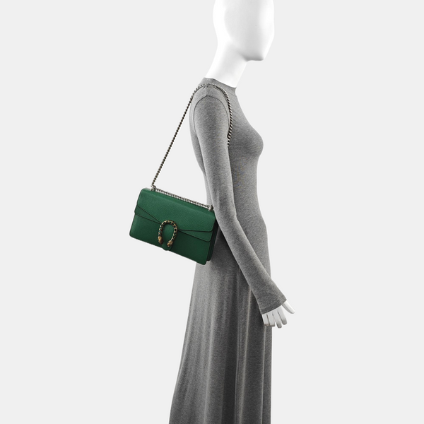 Dionysus Small Calfskin Green