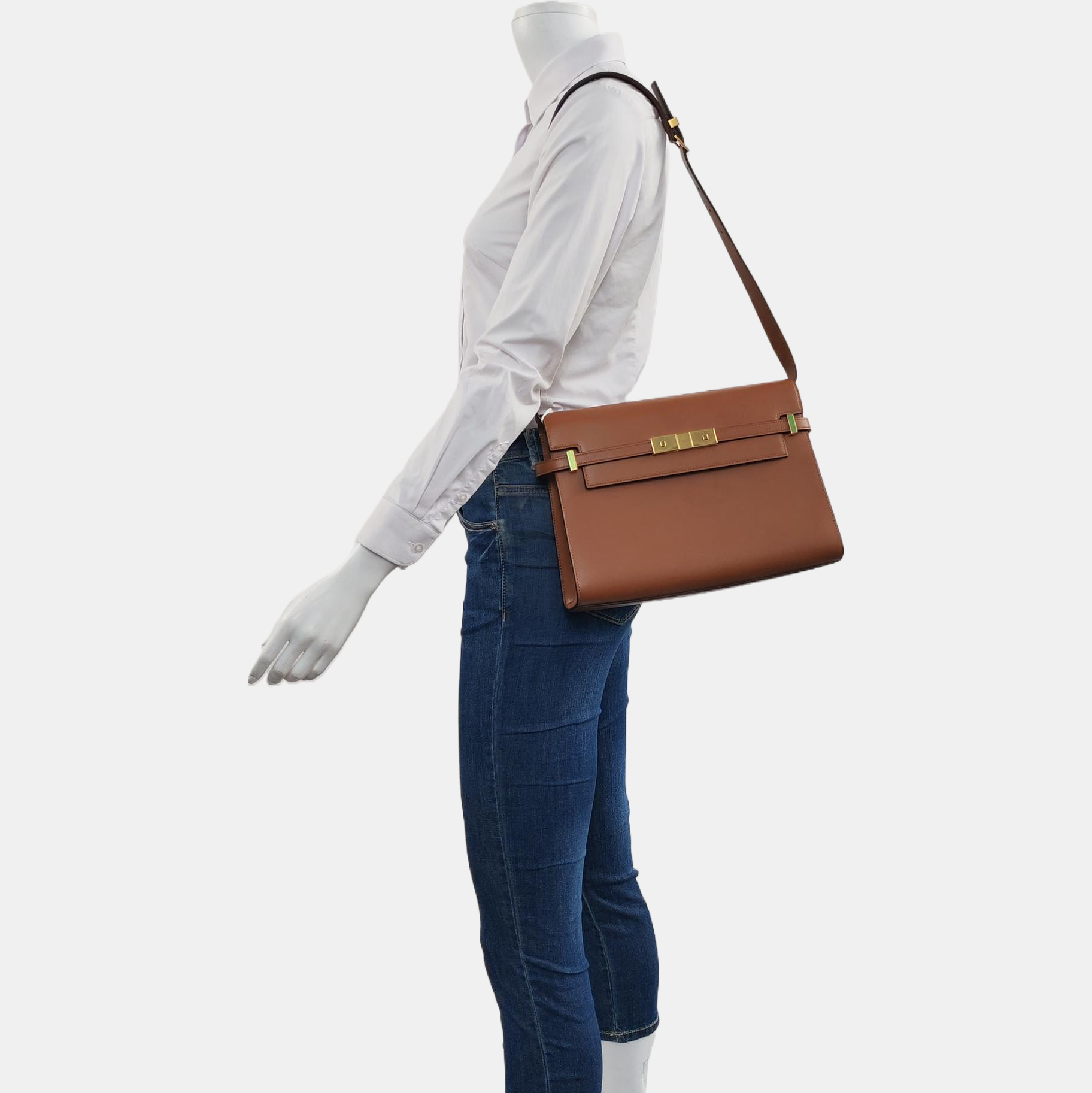 MANHATTAN Calfskin Brown