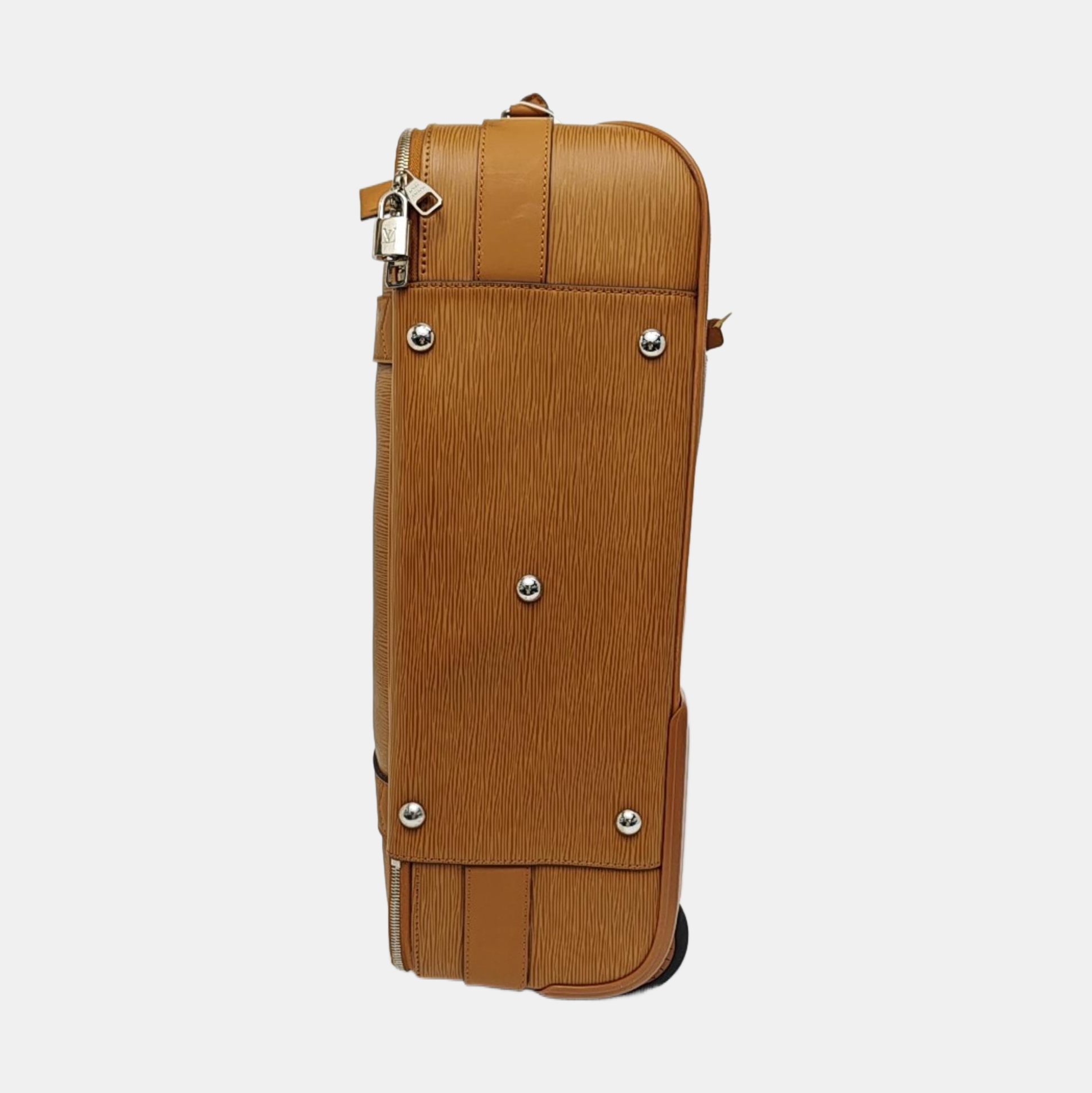 Calfskin Luggage Yellow