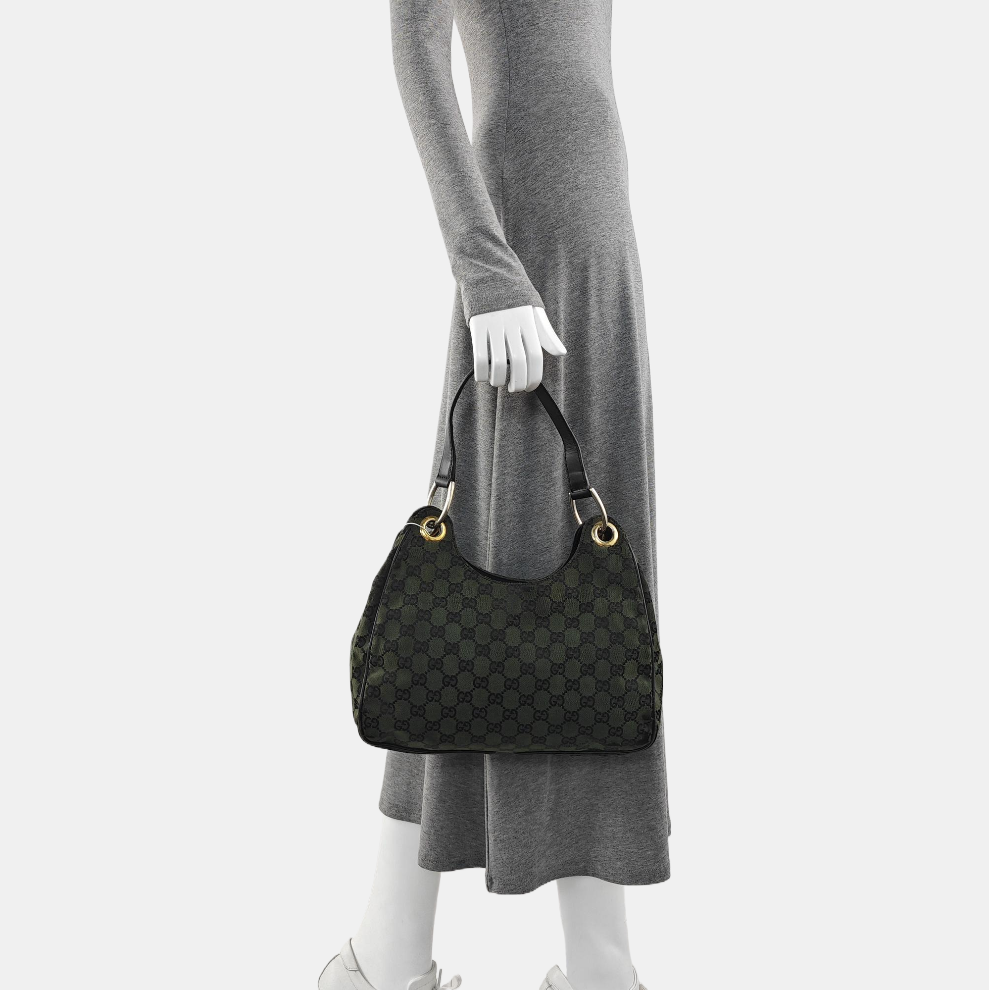 Monogram Canvas Top Handle Bag Green