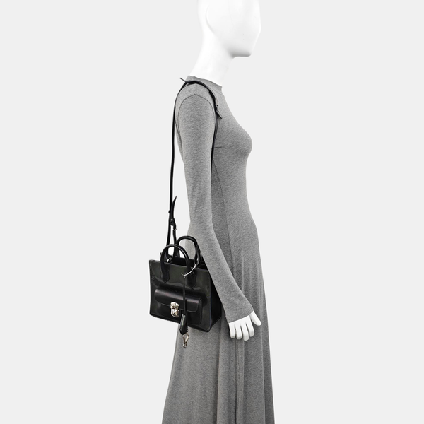 Padlock Work Patent Leather Green