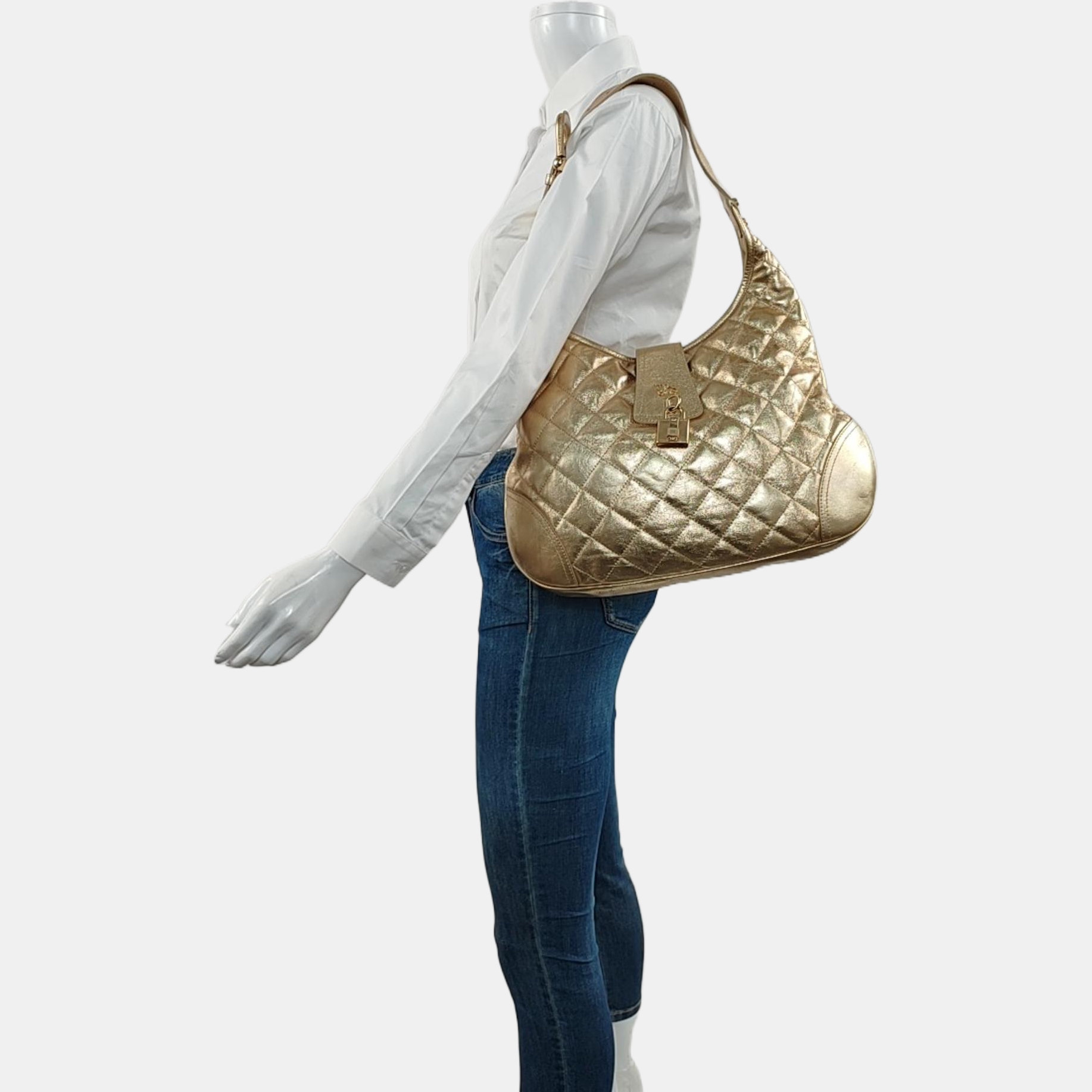 Quilted Calfskin Gold