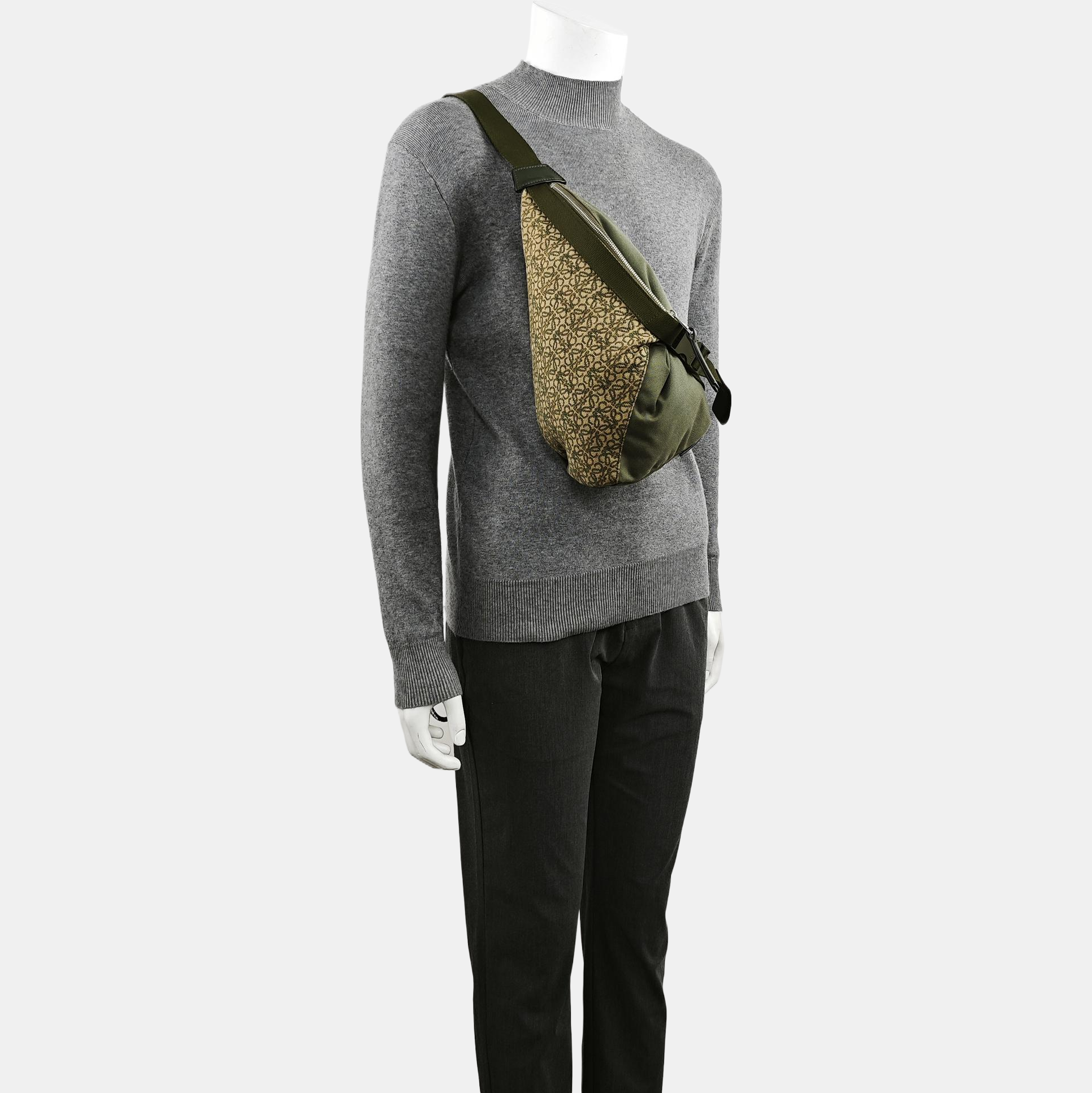 Canvas Belt Bag Green