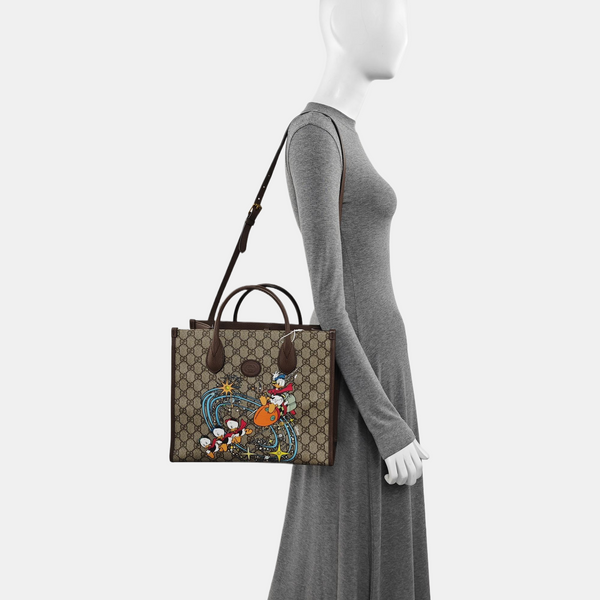 Disney X Gucci Monogram Coated Canvas Beige