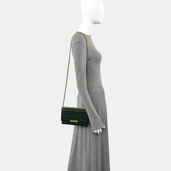 TRIPLET Calfskin Green