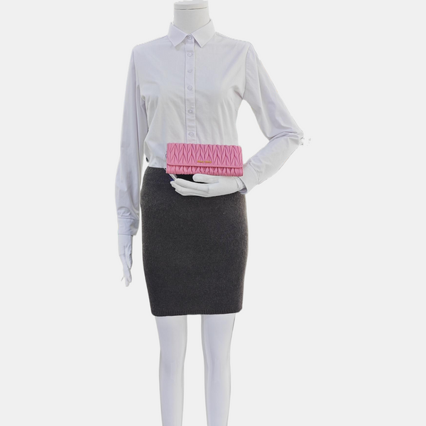 Lambskin Wallet Pink