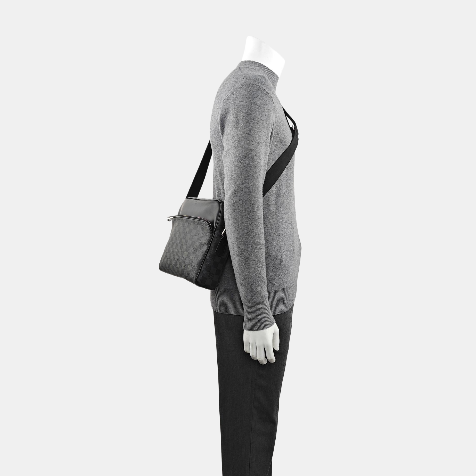 DAYTON PM Damier Graphite Coated Canvas Gray