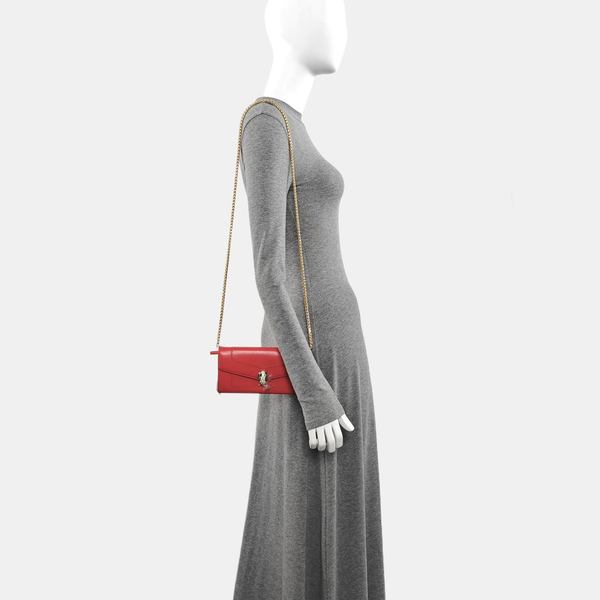 SERPENTI FOREVER Calfskin Red