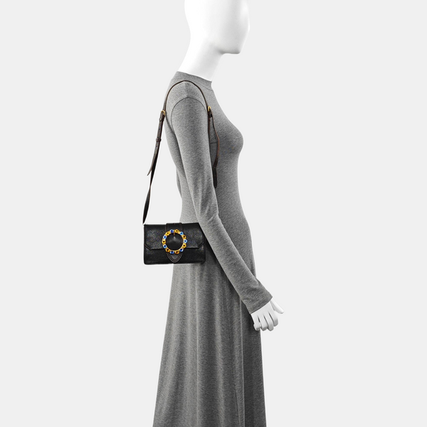 My Miu Calfskin Black