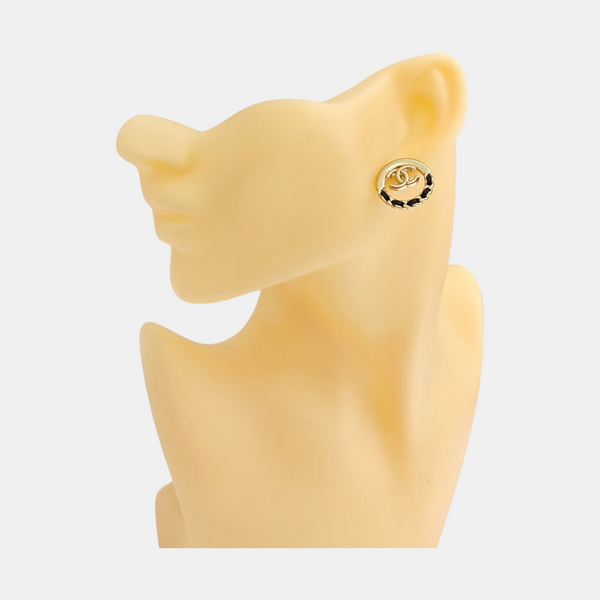 Metal Gold Stud Earrings