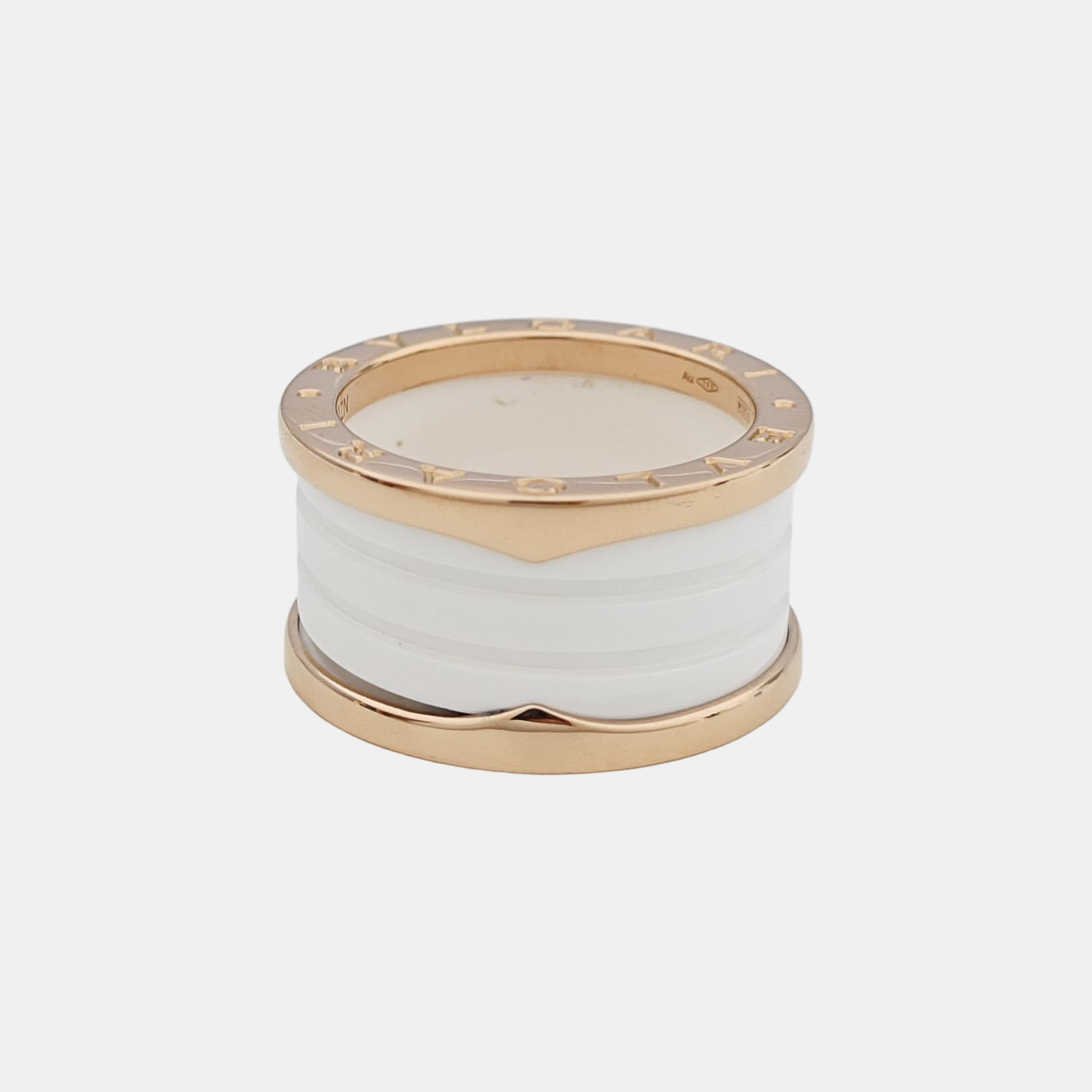 B.ZERO1 18k Rose Gold Ring EU 54