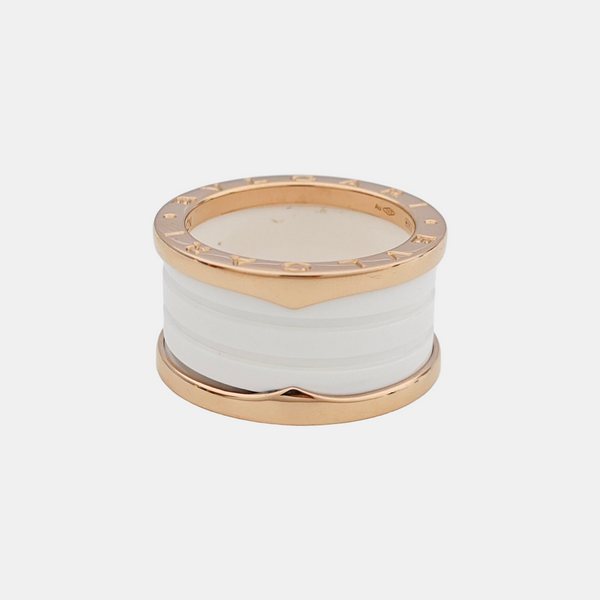 B.ZERO1 18k Rose Gold Ring EU 54
