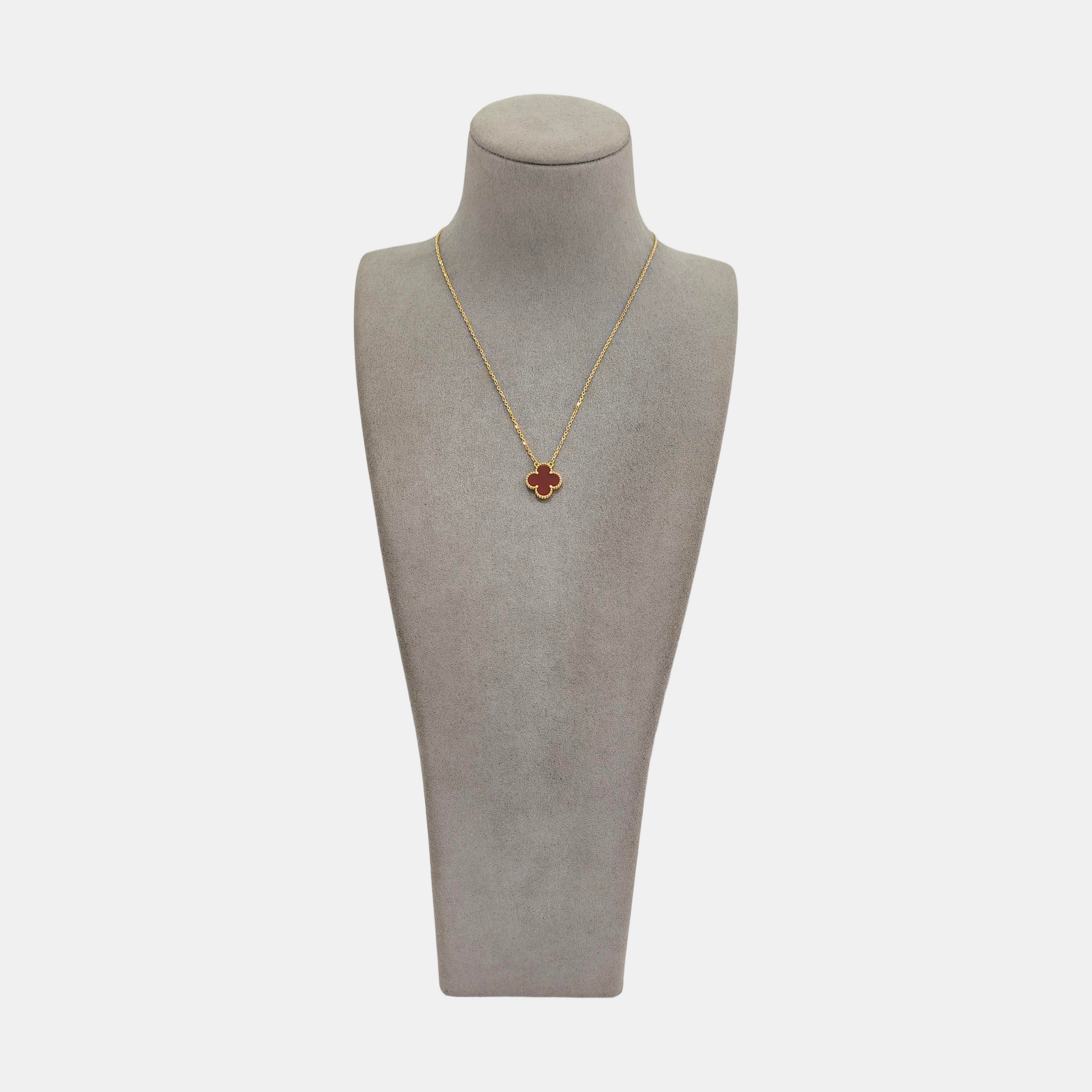 Vintage Alhambra 18k Gold Necklace
