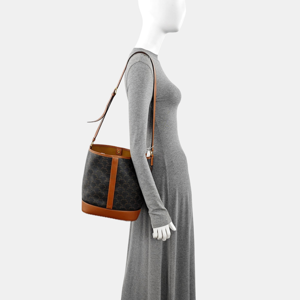 TRIOMPHE CANVAS Medium Coated Canvas Brown