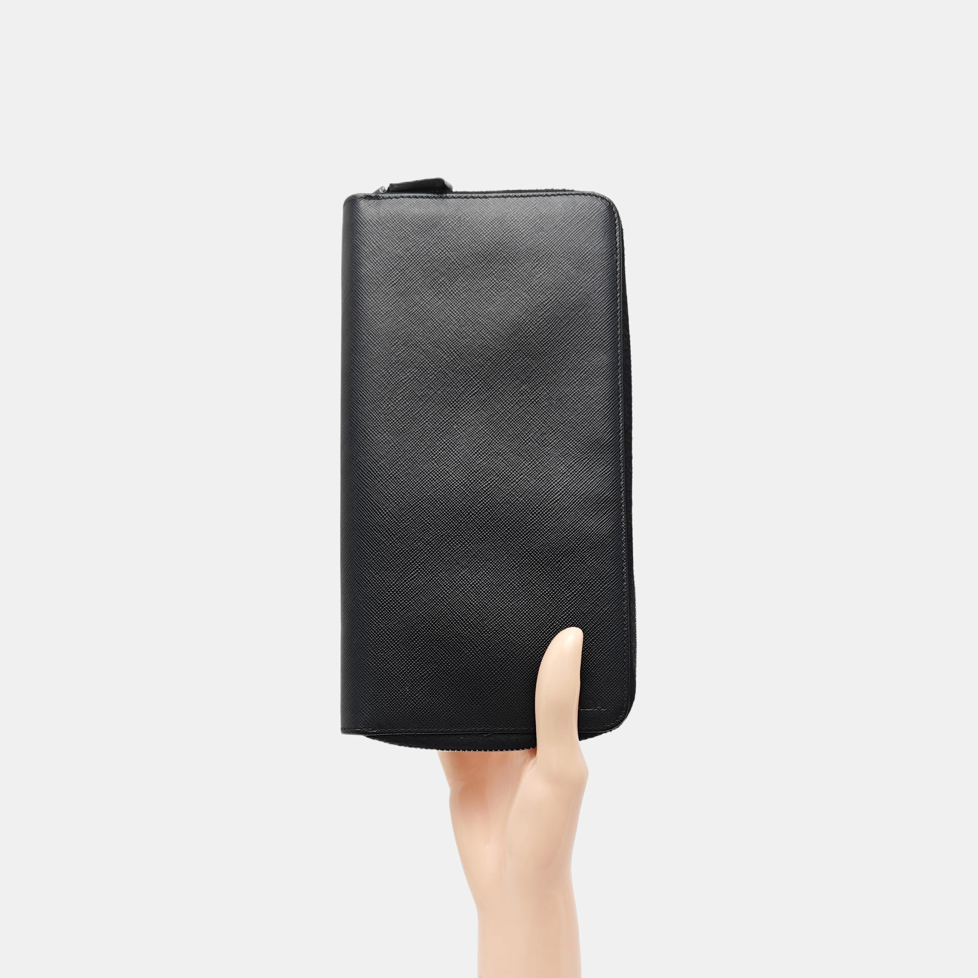 Saffiano Calfskin Wallet Black