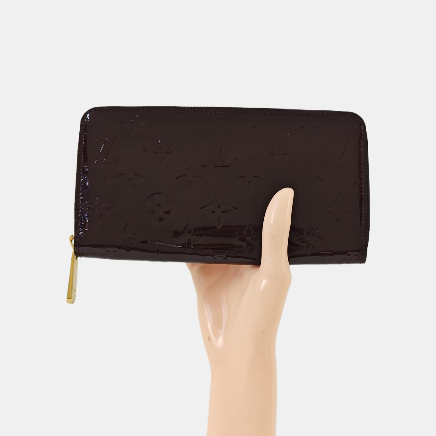ZIPPY Patent Leather Red Wallet