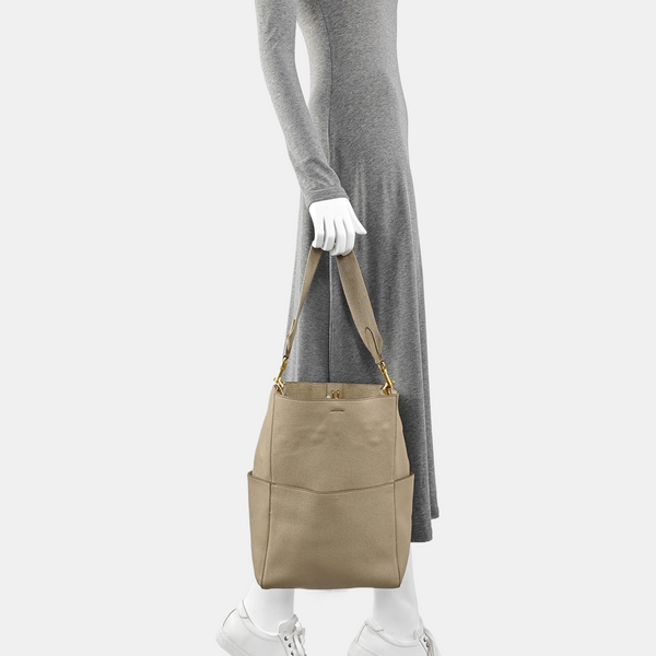 SANGLE Piel de ternera Beige