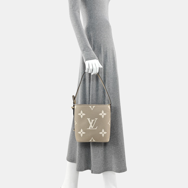 ALL IN BB Monogram Calfskin Gray
