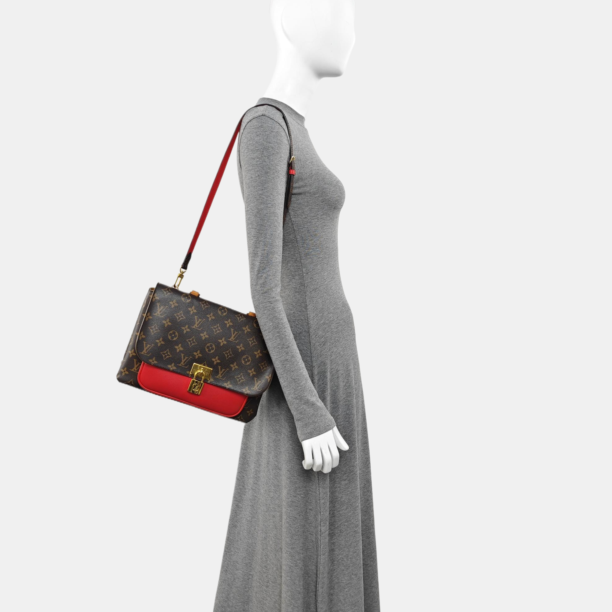 MARIGNAN Monogram Coated Canvas Brown