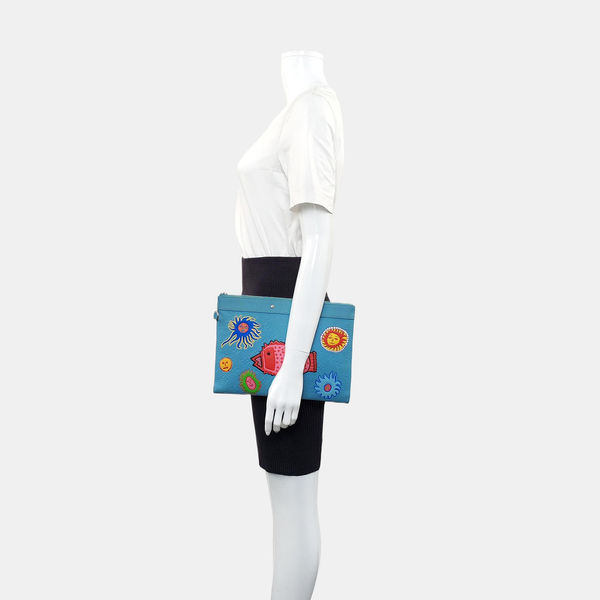 Monogram Calfskin Blue