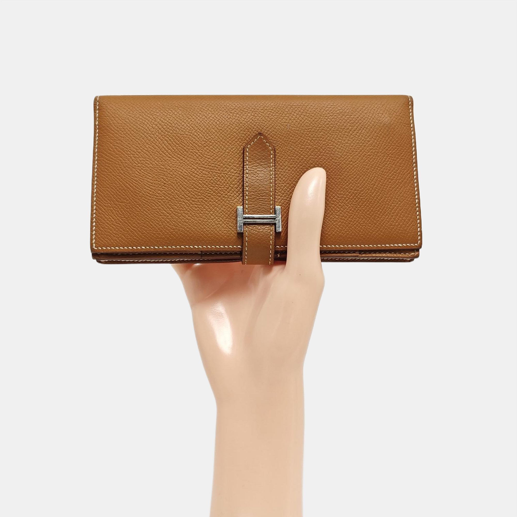 Bearn Medium Epsom Brown Wallet