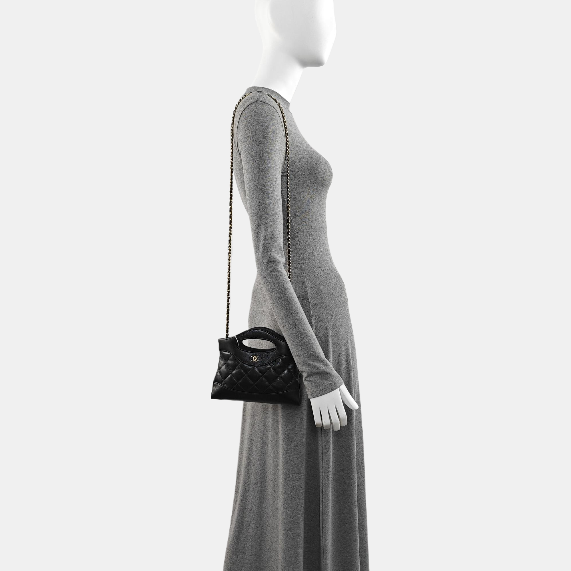 CHANEL 31 Quilted Lambskin Black