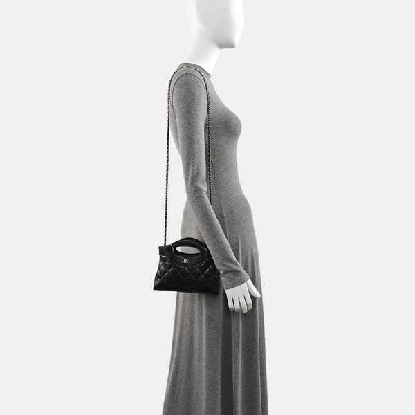 CHANEL 31 Quilted Lambskin Black