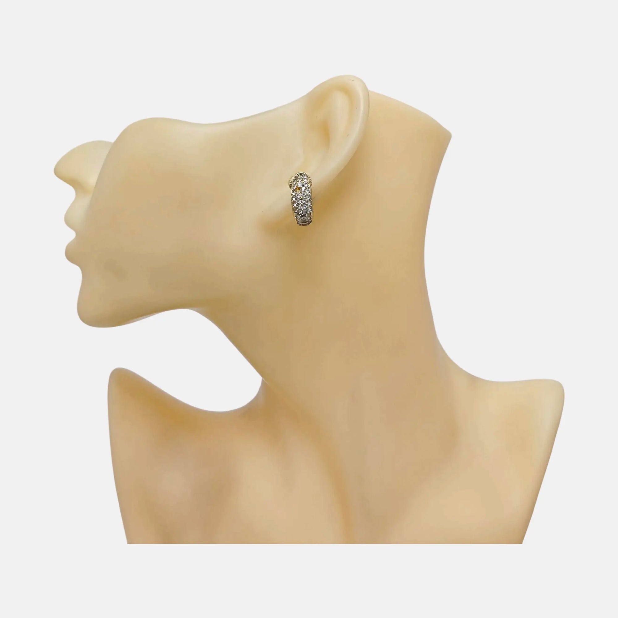 Metal Gold Clip On Earrings