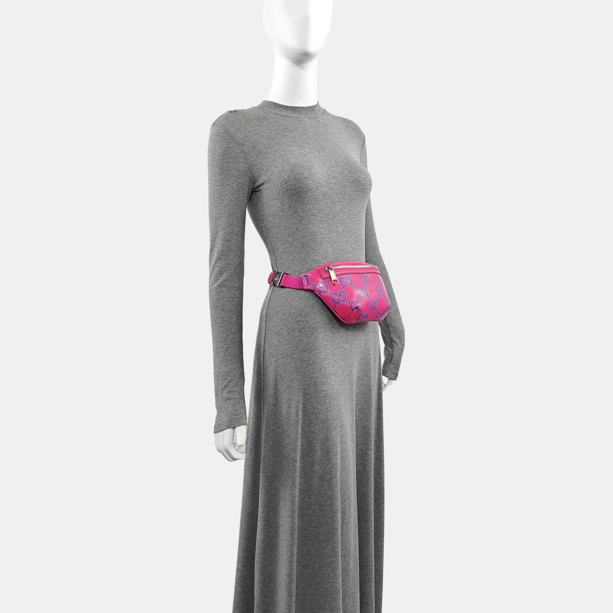 Monogram Coated Canvas Belt Bag Pink