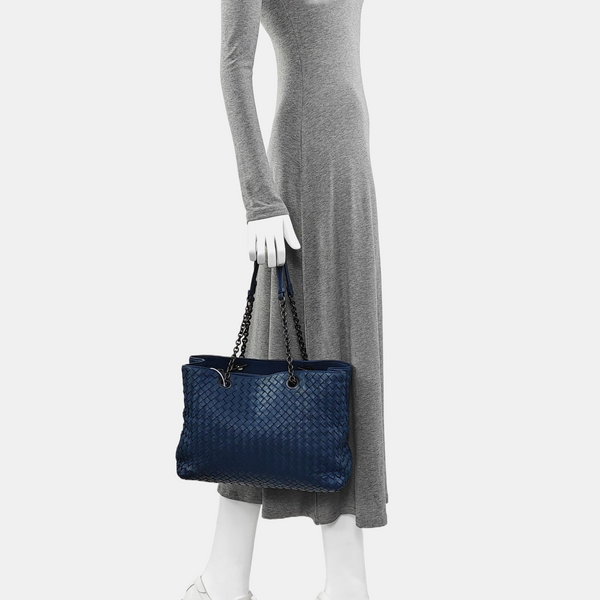 Tote Calfskin Blue