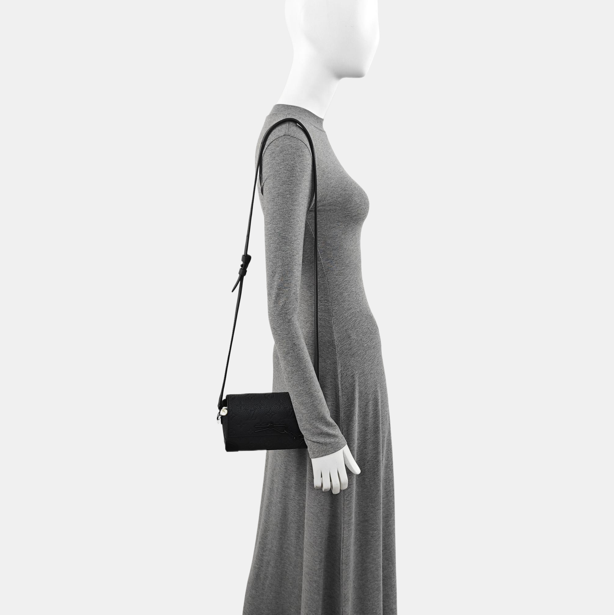 SOFT TRUNK Mini Monogram Calfskin Black