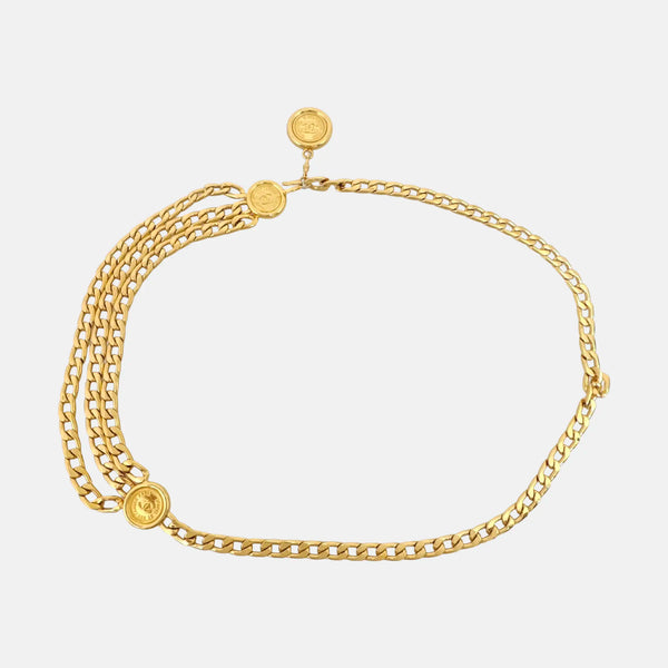 Metal Waist Chain Gold
