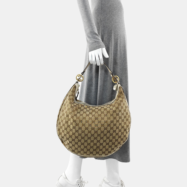 Miss GG Monogram Canvas Beige