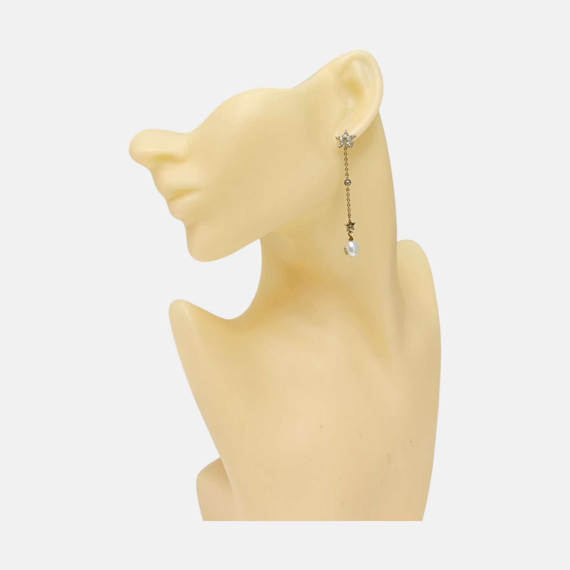 La Petite Tribale Metal Gold Stud Earrings