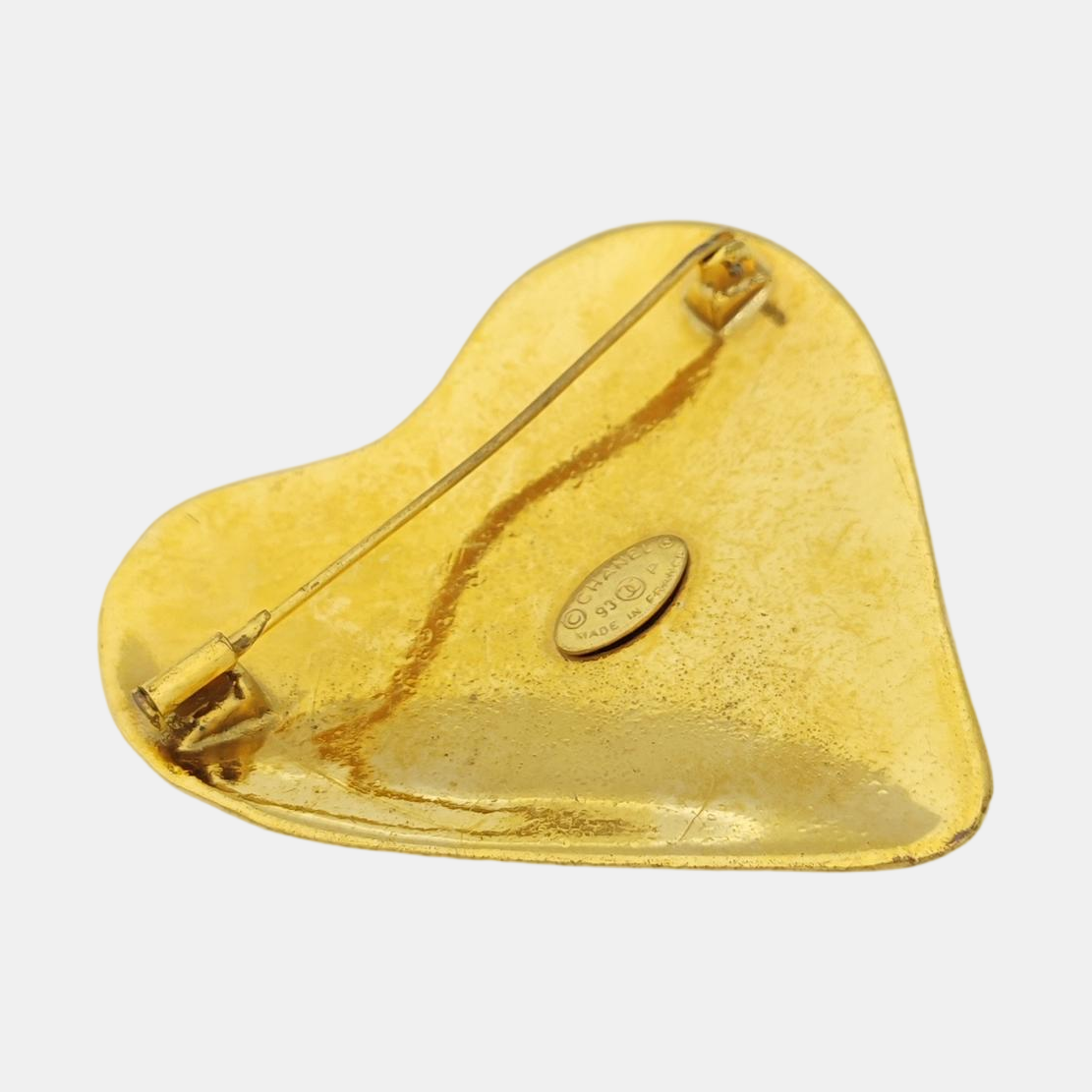 Metal Gold Brooch