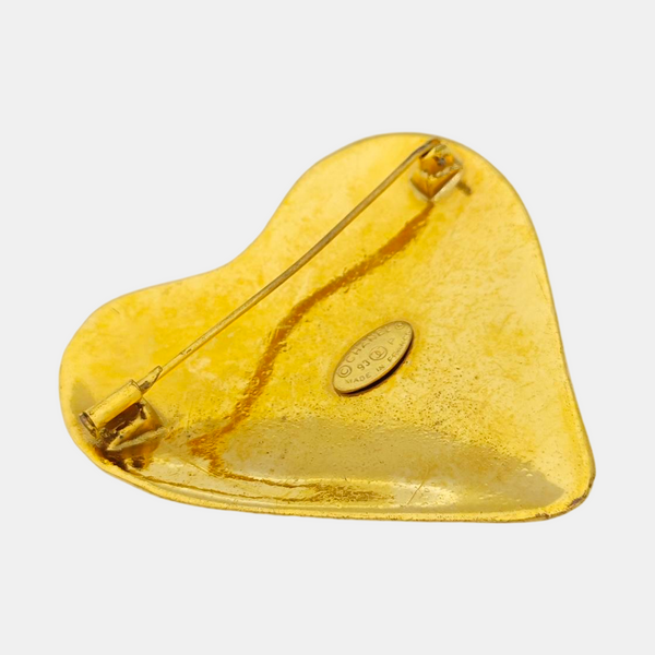 Metal Gold Brooch