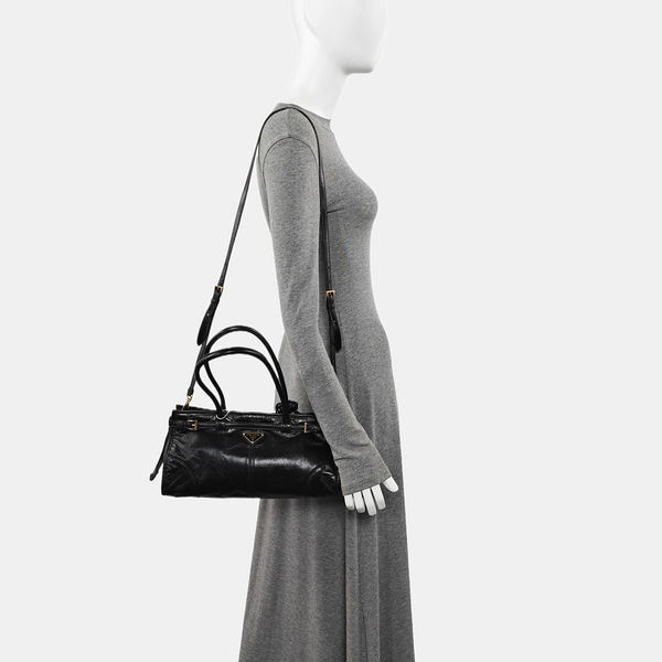 Bonnie Medium Calfskin Black