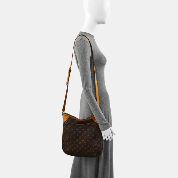 ODEON Monogram Coated Canvas Brown