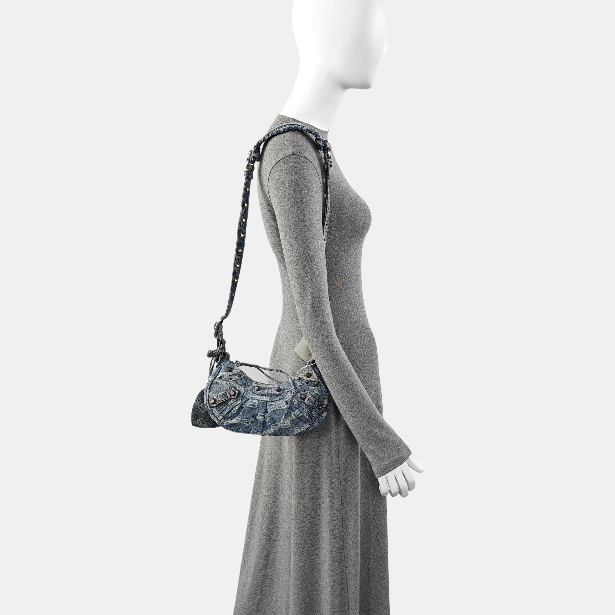 Le Cagole Small Denim Blue