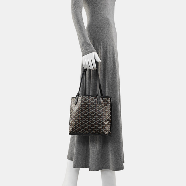 Anjou Mini Coated Canvas Black