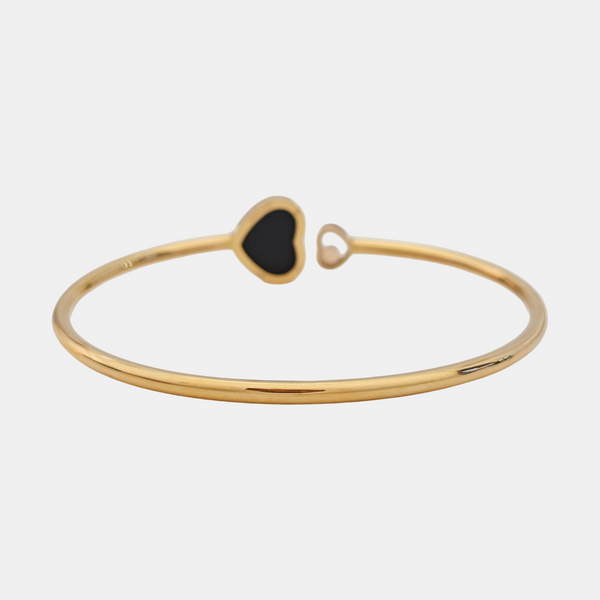 Happy Hearts 18k Rose Gold Bangle
