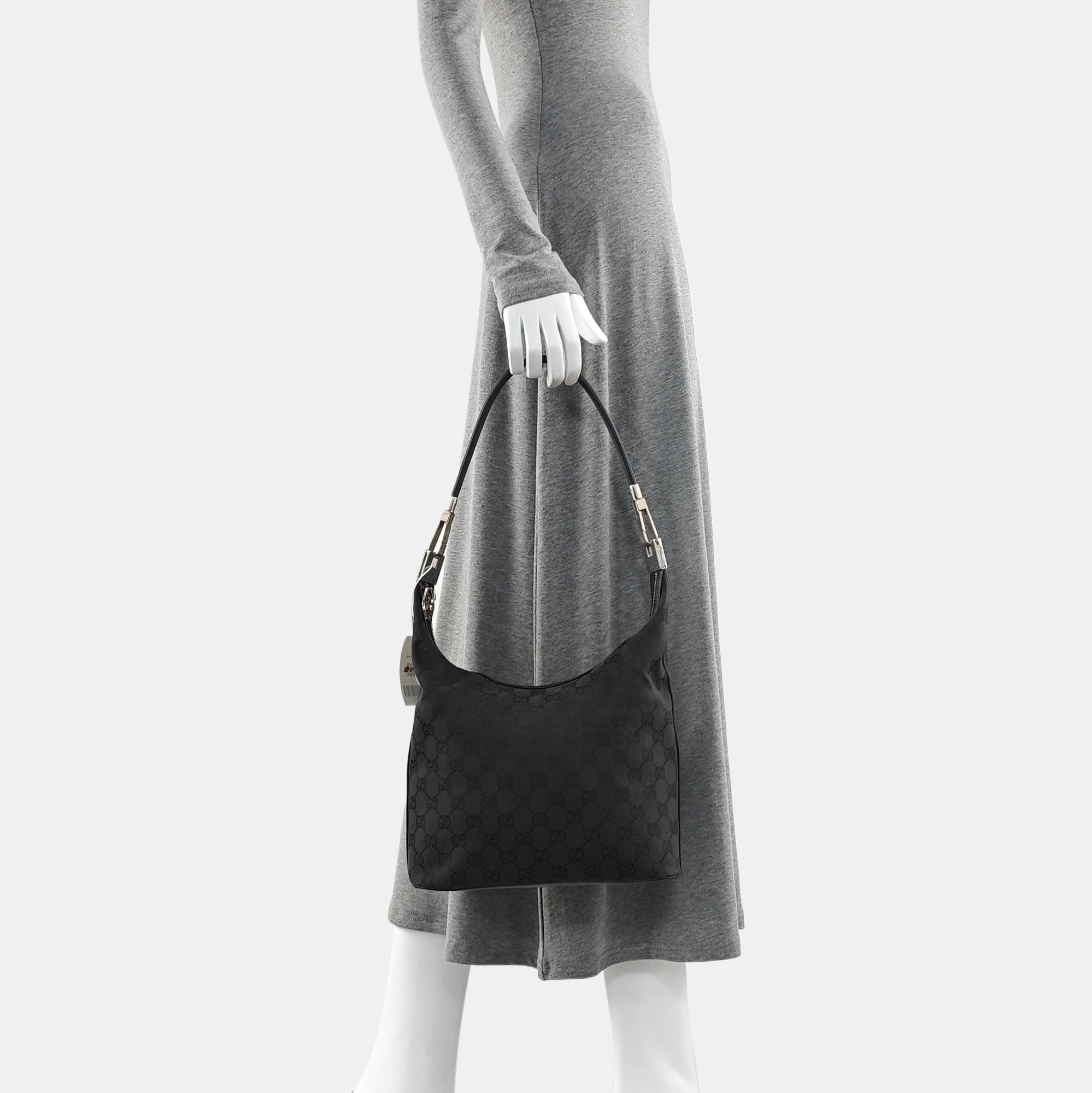 Monogram Canvas Top Handle Bag Black