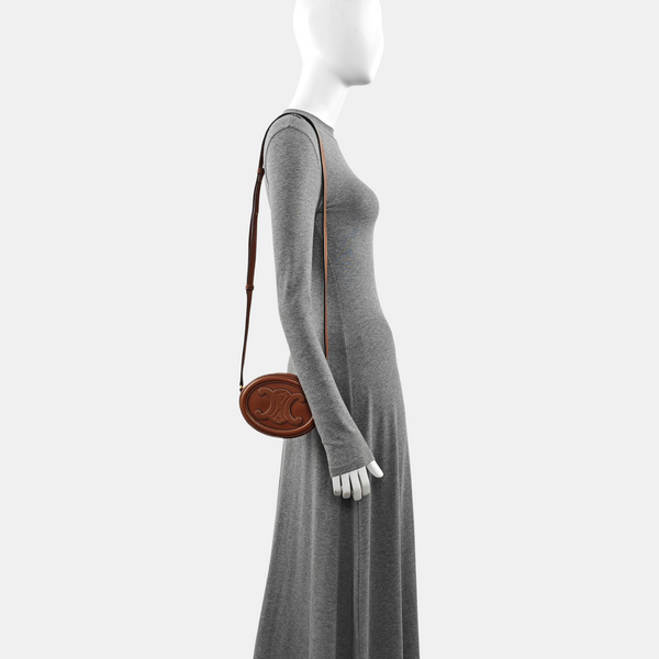 TRIOMPHE Small Calfskin Brown