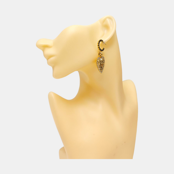 Metal Gold Stud Earrings