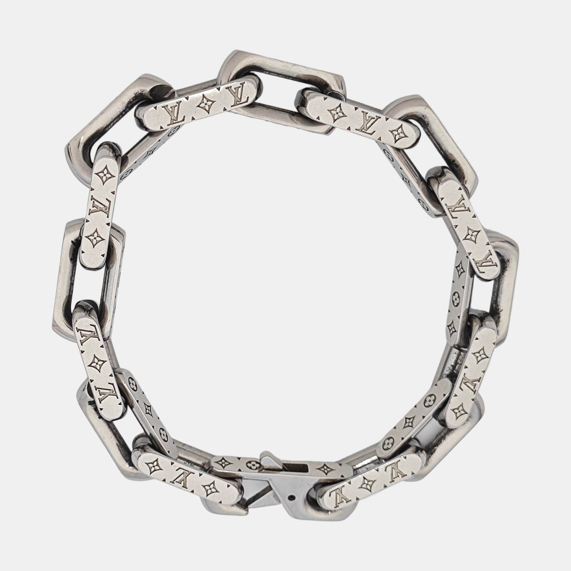 MONOGRAM Metal Silver Bracelet